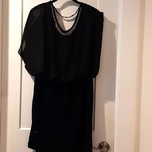 Cute black lightly sparkled Debdress size XL